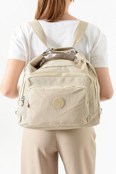 Just Polo Unisex Sleeve and Backpack Double Compartment Waterproof Quality Cotton Column