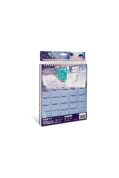 Taros Nebulous Stars Creative Sketchbook - Iceana - Geometric Crystal Pages