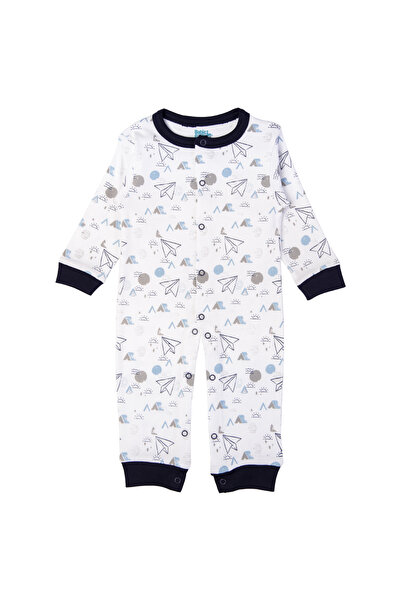 Babies Basic 100% Cotton Printed Long Sleeves Jumpsuit/Romper/Sleepsuit for babies