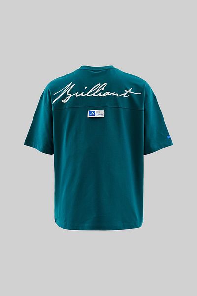 Machinist Men's Jersey Style Oversize Oil Green T-Shirt