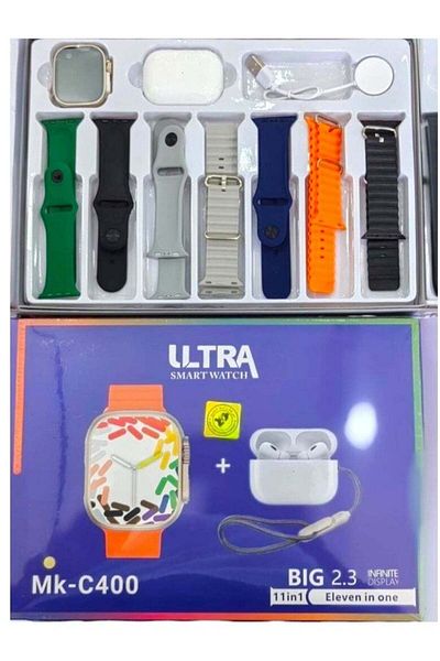 ULTRA Series 9 Smart Watch 2.3inch Full Screen With Bluetooth & 11 Bracelet Strap