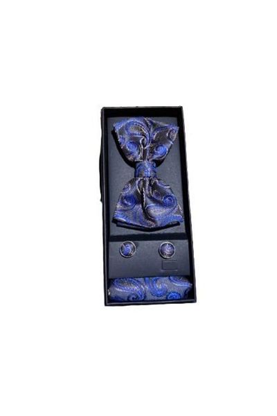 OEM Men's Bow Tie/Handkerchief/Button Set
