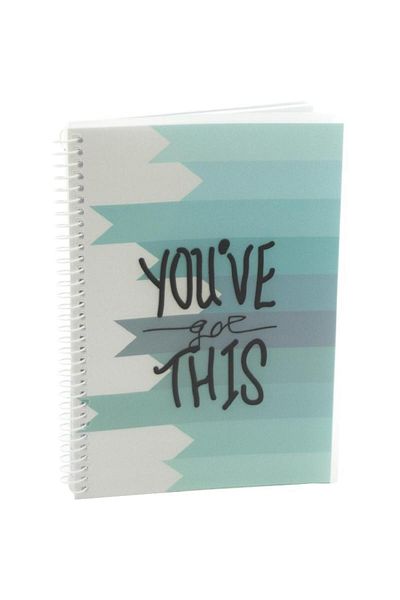Roco “You've Got This” Lined Notebook A5 - 100 Sheets Green