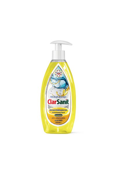 clarsanit Detergent de vase cu lămâie - 750 ml