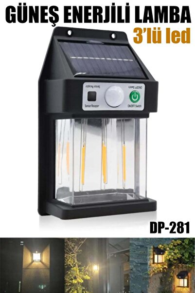 CMT 🌞GÜNEŞ ENERJİLİ LAMBA 3'LÜ LED