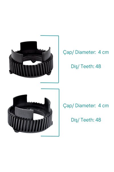 ALPHA AUTO PART Mirror Gear Set for Ford Ram- Left and Right