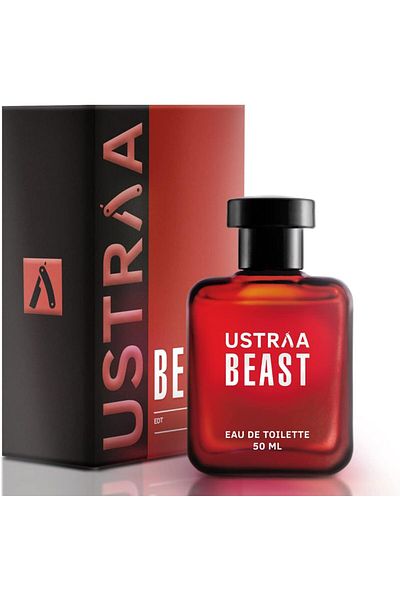 Ustraa Beast EDT Perfume For Men -50Ml - Fresh, Citrusy Opening Notes Smokey Heart Notes