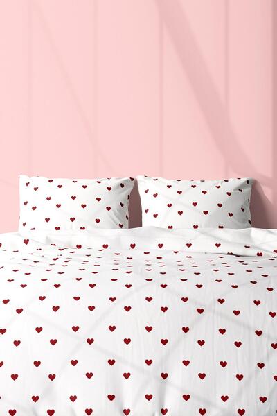 Zeynep Tekstil Cotton Single Quilt Cover Set | Duvet Cover and Pillowcase | Bed Without Sheet