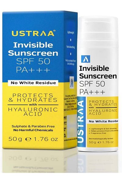 Ustraa Invisible Sunscreen For All Skin Type - Spf 50 & Pa+++