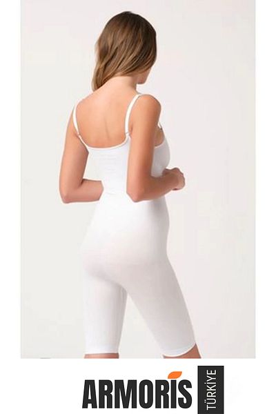 Armoris New Season Gathering Anti-Slip Body Shaping White Long Length Seamless Corset