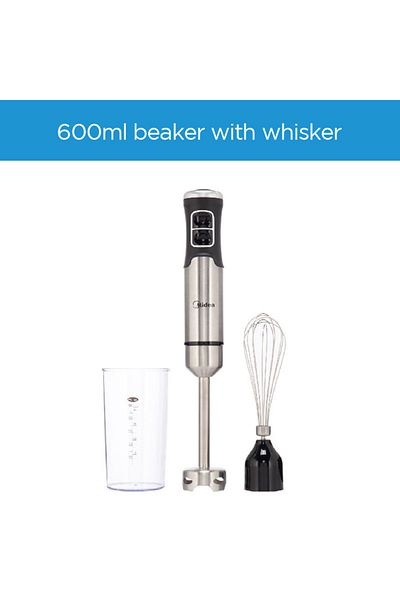 Midea Midea Hand Blender Set - 1000 ml - Black - MJ-BH1001W