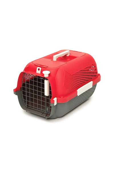 Catit Cat Carrier - Medium - Cherry Red - 56.5L x 37.6W x 30.8H cm