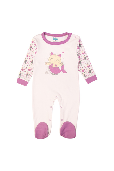 Babies Basic 100% Cotton Printed Long Sleeves Jumpsuit/Romper/Sleepsuit for babies