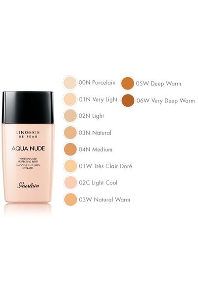 Guerlain Foundation Guerlain Lingerie De Peau Aqua SPF 20, Foundation, 06W Very Deep Warm