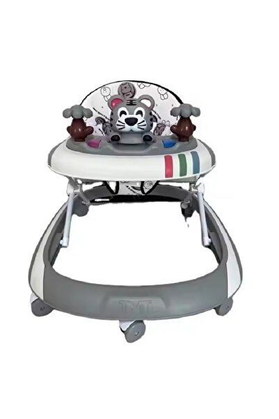 REXA R مشاية أطفال جيري مع ألعاب، رمادي