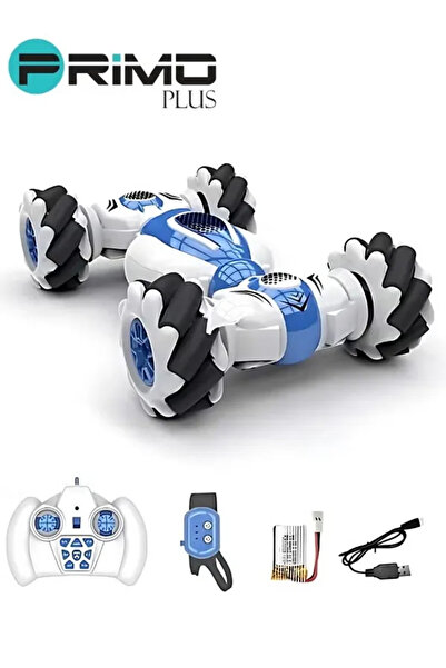 Primo Plus سيارات حيلة تعمل بالتحكم عن بعد، سيارة ذات تحكم مزدوج، تدور بزاوية...