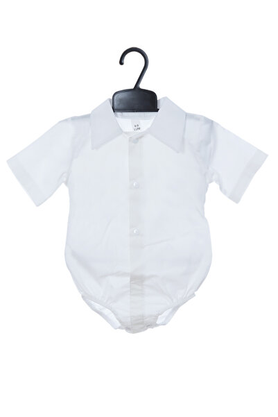 Recostore Short-sleeved christening suit for boys, turquoise, 4 pieces, REC2707