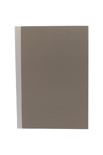 Roco Plain Lined Notebook A5 - 60 Sheets (120 Pages) Grey