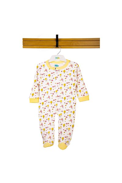 Babies Basic 100% Cotton Printed Long Sleeves Jumpsuit/Romper/Sleepsuit for babies