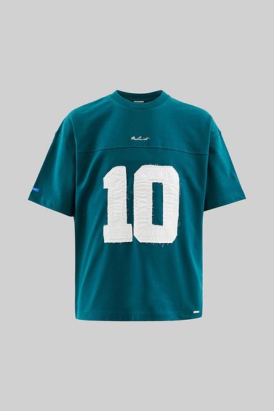 Machinist Men's Jersey Style Oversize Oil Green T-Shirt