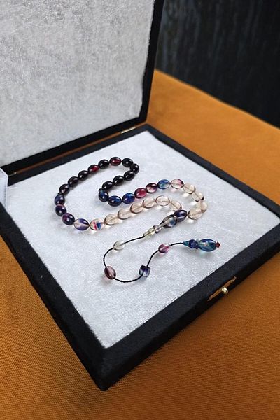 dergah tesbih Master Erkan Rod Holder System Design Beyzi Model Crimping Amber Prayer Beads
