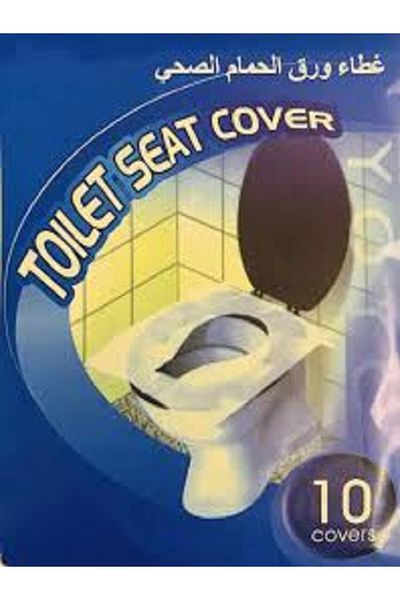 Generic 10x10قطع مناديل ورقية صحية لتغطية مقعد المرحاض للاستعمال مرة واحدة