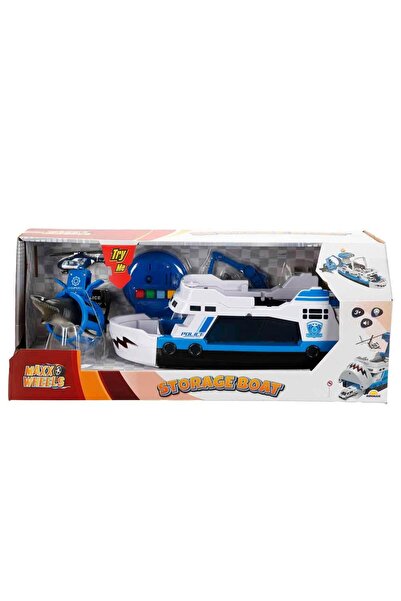 Sunman Maxx Wheels Coast Guard Play Set with Sound and Light 43486 Police