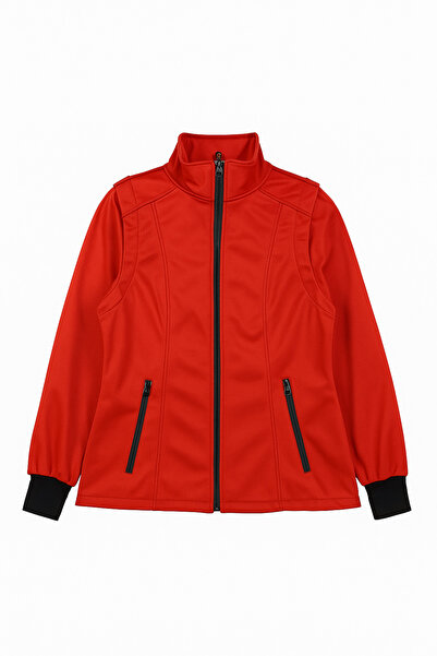 Motobike Jeans Motobike Kolları Çıkarılabilir Softshell Ceket (Çok Dar Kalıpl...