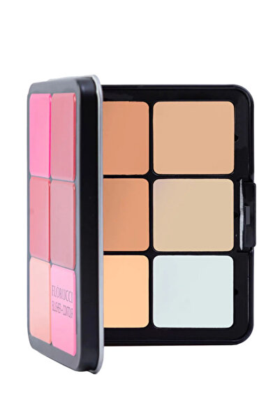 Florucci مجموعة احمر خدود و كونتور محدد وجه كريمي