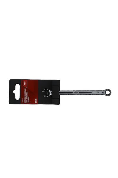ACE High Quality Sturdy Handle Rust Resistant Combination Wrench Silver 8mm