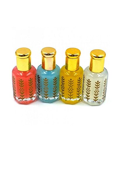 Musk Set of Musk, Purity, Black Oud, Powder, Rose Musk - 12ml Tola