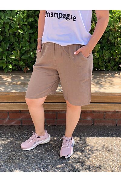 BAKTAGÖR Muslin Shorts (One Hundred Percent Cotton)