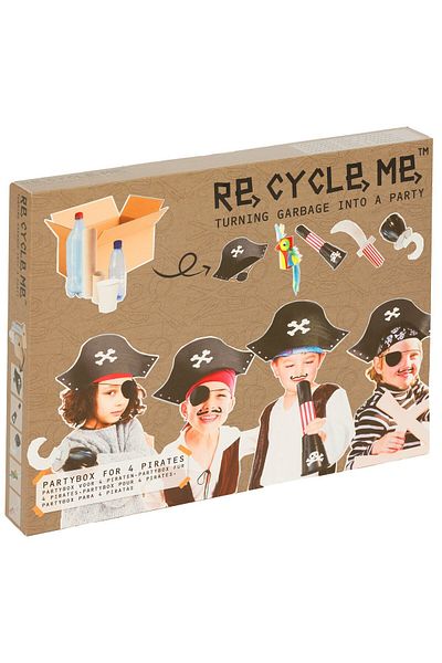 OEM Educational DIY assembly kit "Pirate Party Set" made from recycled materials
