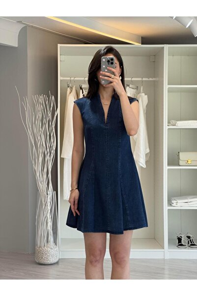 LUUNA STORE İNCE KOT ELBİSE