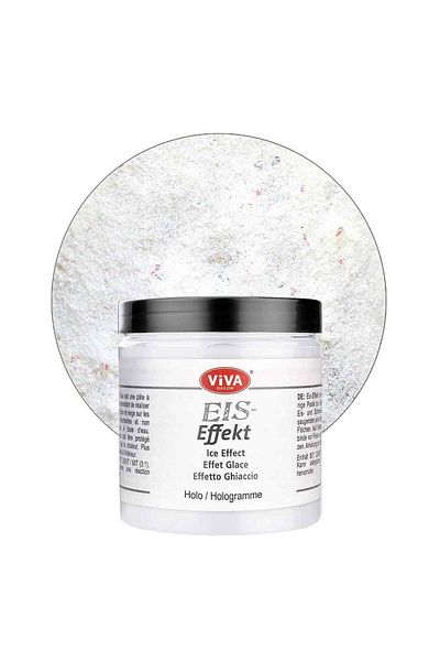 Viva Decor Ice Effect Paste, 250ml Spectrum White (HOLOGRAM)