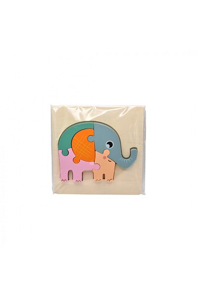 OEM 5-piece 3D puzzle, elephant model