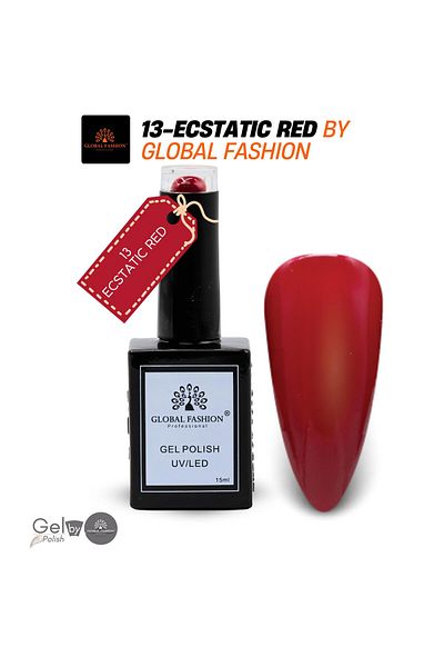 global fashion Coral Crush UV/LED Gel Polish Set – 6 Shades, Base & Top Coat, 15 ml Glossy Soak-Off Kit