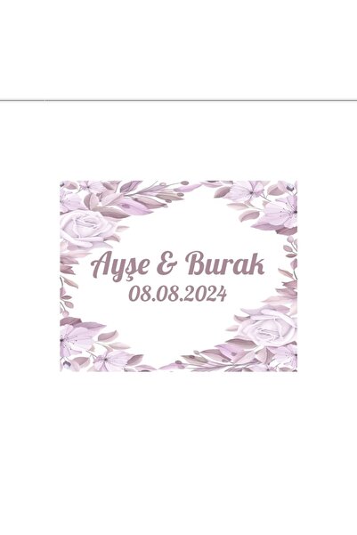 Reysa Tasarım ملصق مستطيل الشكل على شكل فواكه شتوية لحفلات الزفاف والخطوبة مقاس 3 × 3 سم ملصق مخصص/50 قطعة ملصق