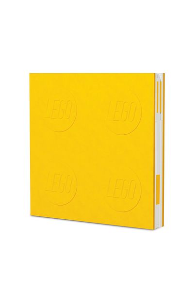 Lego IQ Locking Notebook w/ Gel Pen Yellow
