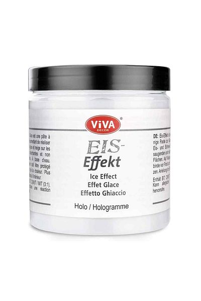 Viva Decor Ice Effect Paste, 250ml Spectrum White (HOLOGRAM)