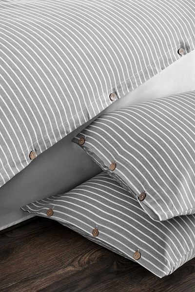 Premium Life Striped Pattern Duvet Cover Set Double