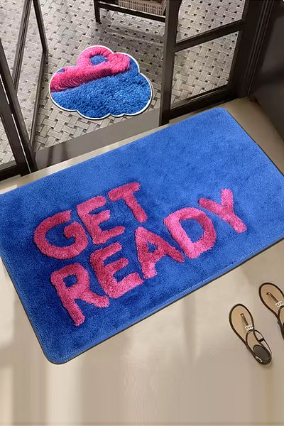 Chilai Home Πατάκι μπάνιου Get Ready 60x100 cm Αντιολισθητικό Ακρυλικό