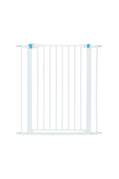 Midwest Steel Glow Stripe Pet Gate, White - 39H x 29.5-38W (Adjustable) Inch