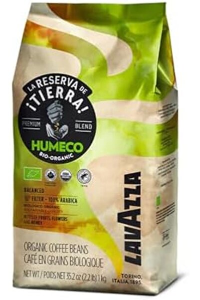 LavAzza حبوب قهوة اسبريسو عضوية عضوية من لا ريسيرفا دي تييرا هيوميكو 1000 جرام
