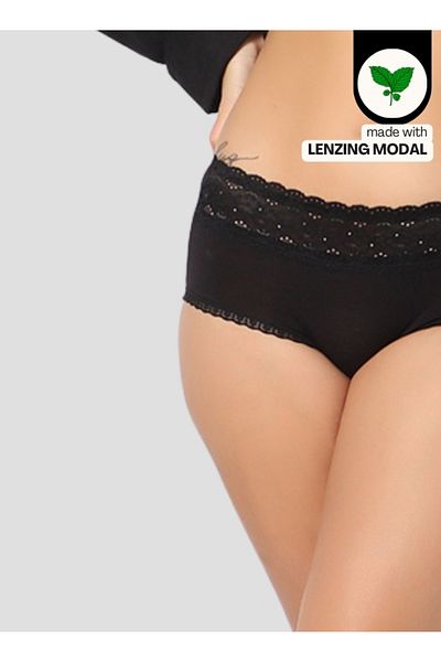 Intimate Queen Modal Bae Luxe Hipsters – Buttery Modal Bliss, Naturally Cooling | pH Balanced for Sensitive Skin