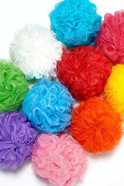 Vonkap ليفة استحمام زرقاء / ليفة استحمام / مقشر حمام / ليفة زينة