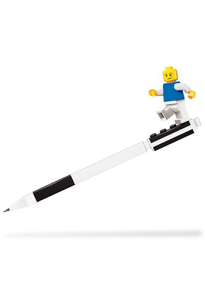 Lego IQ Pen Pal Mechanical Pencil w/ Minifigure Black