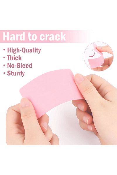 BulutRetail Blank Word Cards 5X8 cm - 50 Pieces Oval Edged |   Taboo & Note Cards - Blue