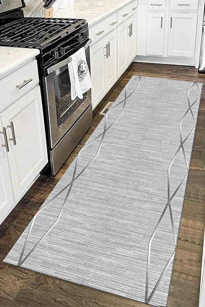 ComfortCo Dijital Baskılı Dört Mevsim Yıkanabilir Kaymaz Taban mutfak Halısı,...