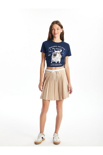 LC Waikiki Slim Fit Women's Pleated Skirt